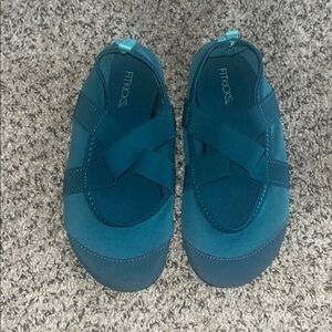 FITKICKS Yoga Teal Shoes